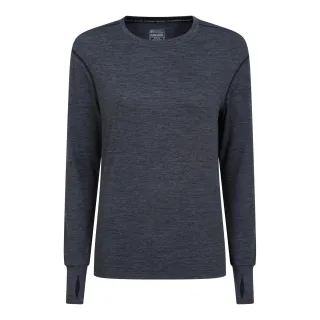 Mountain Warehouse Zeitfahr-Lauf-T-Shirt für Damen (schwarz)