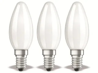 OSRAM LED-Lampe BASE B40, E14, EEK: E, 4W, 470 lm, 2700 K, 3 Stück