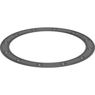 Geberit Flanschdichtung Pluvia Dachw-Einl. 25 L mit Flansch für Kunststoff-Folien 242612001