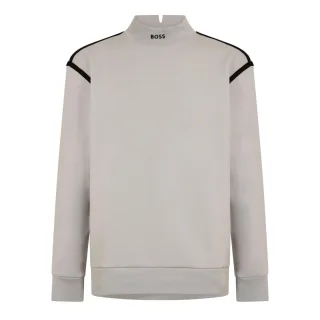 Boss - "Silas" Sweatshirt für Herren, Stehkragen, Langärmlig (Pastellgrau)