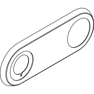 Ideal Standard Rosette UP WT-Wand MELANGE, Chrom A962078AA