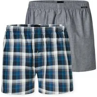 Schiesser Weiter Boxer Boxershorts Multipacks (2er Pack) mit Eingriff, Gummizug