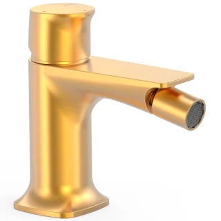 Tres Einhebel Bidetmischer Kugelgelenk G3/8" flexible Anschlussschläuche, 22212002OM 22212002OM