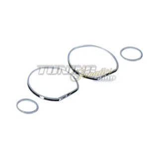 Chrom Chromringe Tacho Ringe Tachochromringe für VW Golf 3 III + Variant Vento