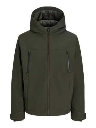 JACK&JONES - JJCLARK SOFTSHELL JACKET Rosin - Gr. - S