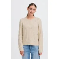 OXMO Strickjacke OXSinva Süßer Cardigan mit Strickmuster