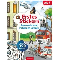 Erstes Stickern – Feuerwehr und Polizei im Einsatz / diverse