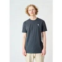 Cleptomanicx T-Shirt Embro Gull mit Gull-Stickerei