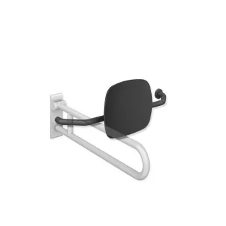 Hewi 801 Rückenstütze 801.51.9272R92 Wandabstand 230mm, rechts, Lehne anthrazitgrau, anthrazitgrau