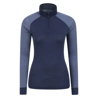 Mountain Warehouse - Thermo-Top Reißverschluss für Damen (Marineblau)