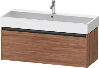 Duravit Ketho.2 Waschtischunterbau wandhängend Nussbaum Matt 1184x460x440 mm - K25079079790000 K25079079790000