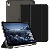Fintie Tablet-Hülle für iPad 11 Generation 11‘’ 2025 (A16), iPad 10 Generation 10.9'' 2022, ultradünn, mit Stifthalter, transparenter Rückseite, Auto Schlaf/Wach