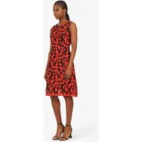 Kraimod Cocktailkleid mit floraler Spitze und Rundhals