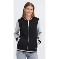 OXMO Sweatjacke OXOnana Lässige Sweatjacke im College-Style