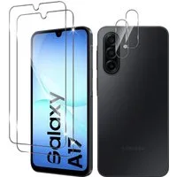 SmartUP Displayschutzglas 2X Schutzglas für Samsung Galaxy A17 Display Kamera Panzerfolie Full für Samsung Galaxy A17, 4 Stück, Rundumschutz, passgenaue Verarbeitung