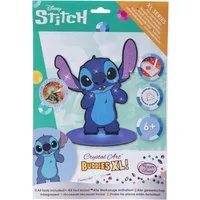 CRAFT Buddy Kreativset Crystal Art, Buddies XL, Stitch, mit Holzständer