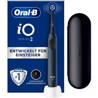 Oral-B Elektrische Zahnbürste iO Series 2, Aufsteckbürsten: 1 St., für die ultimative Reinigung, Reise-Etui