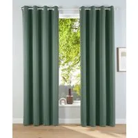 OTTO home Verdunkelungsvorhang Solana (2 St), Ösen, verdunkelnd, 2-er Set, Breite 140 cm, einfarbig