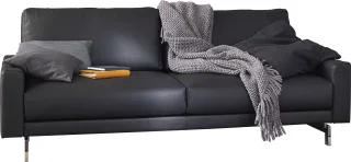 Creation BY ROLF BENZ 3-Sitzer "CR.450, Designsofa, Loungesofa" Armlehne niedrig, Fuß chromfarben glänzend, Breite 204 cm