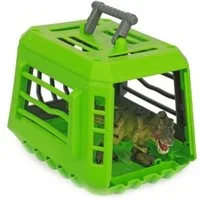 Toi-Toys Spielwelt Dinosaurier im Käfig, Tragekoffer mit Griff