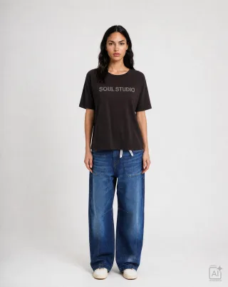 Smith&Soul - Relaxed T-Shirt Soul Studio - Gr. - XS