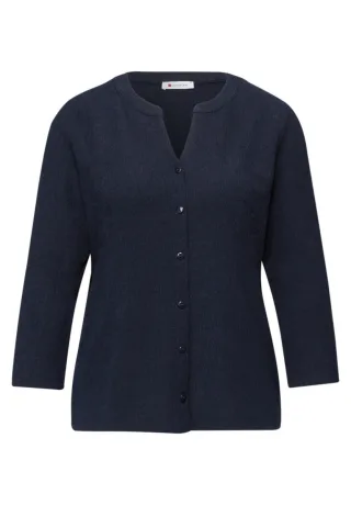 Street One - Shirt im Tunika-Look blau - Gr. - 36