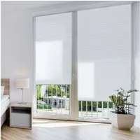 K-HOME Wabenplissee von K-home Perfekte Kombination aus Energieeffizienz und Privatsphäre, Anbringung mittels Klemmträger oder Klebepads, Klemmfix