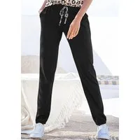LASCANA Schlafhose Uni oder mit tollem Animal-Print