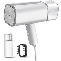 CkeyiN Pro Dampfbügeleisen mit 180 ml Wassertank,Dampfglätter,Handheld Steamer tragbares, 800 W, geeignet für alle Stoffe, für Zuhause, Reisen, Zuhause und Büro, Weiß