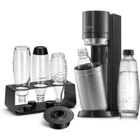 SodaStream Wassersprudler »DUO« Upgrade + Zubehör, (5-tlg), 1x Wassersprudler DUO Umsteiger (Titan) ohne CO2-Zylinder