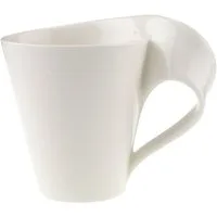 Villeroy & Boch Becher New Wave Caffe Becher mit Henkel 0,3 l, Premium Porcelain