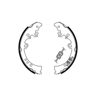 Bosch Bremsbacken hinten Toyota Fortuner Hilux