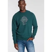 DELMAO Sweatshirt lange Ärmel, lässige Passform, mit Print, Rundhals
