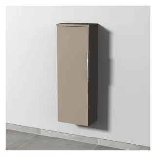 Sanipa 3way Mittelschrank mit 1 Tür, Sandgrau-Matt, UF16667 UF16667