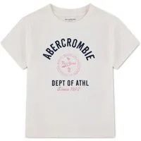 Abercrombie Kids T-Shirt AFG Y2K CORE CLASSIC TEE Hochwertiger Frontprint, veredelt mit einer flauschigen Applikation
