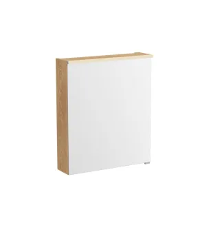 VitrA New Metropole Edge LED-Spiegelschrank mit 1 Spiegeltüre Türanschlag links 60 x 18 x 70,67145 67145