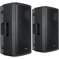 Pronomic E-215 MA - Aktive PA-Box Lautsprecher (Bluetooth, 120 W, USB/SD/MP3-Player - 2-Wege mit 15" Woofer und 1" Kompressions-Treiber)