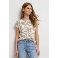 STREET ONE Hemdbluse mit allover Print