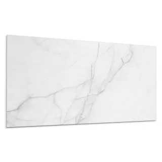 Wallfluent Wandpaneel, Weiß Hochglanz, Kunststoff, Rechteckig, 50x1.6x100 cm, Bilder und Zubehör, Wandbilder, Dekopaneele