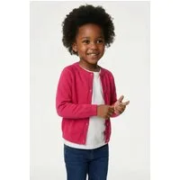 happy girls Strickjacke mit hochwertigem Strickmuster im vorderen Brustbereich