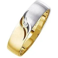 Firetti Trauring Schmuck Geschenk Gold 375 Hochzeit Ehering Trauring "LIEBE", wahlweise mit oder ohne Brillant