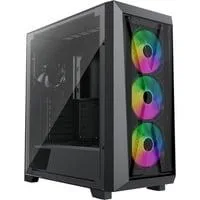 XILENT X X912.ARGB, Tower-Gehäuse schwarz, Tempered Glass