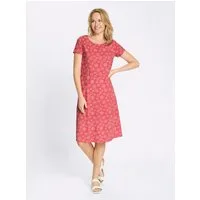 Sieh an! Jerseykleid Jersey-Kleid Kurzarm