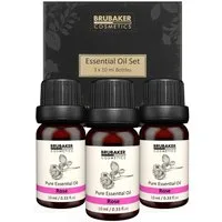 BRUBAKER Duftöl 3er-Set Rosen Öl - Weiblichkeit, Sinnlichkeit (Naturrein & Vegan, 3 x 10 ml Rosenöl), Ätherische Öle Aromatherapie Geschenkset