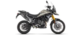 Sport Auspuff Arrow Veloce BLACK Triumph Tiger 850 Bj.2020-2024 EURO5 /+Carbonschild +ABE