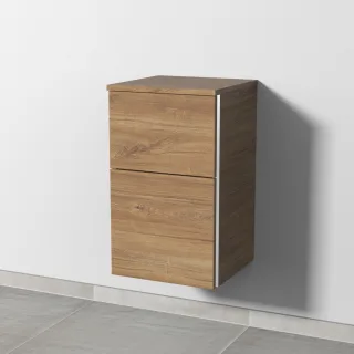Sanipa 3way Unterschrank mit 2 Auszügen, Eiche-Kansas, BR14359 BR14359