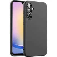 CoolGadget Handyhülle Silikon Case für das Samsung Galaxy A25 5G Slim TPU Cover 6,5 Zoll, Weiche Schutz Hülle mit Innen Fleece aus Stoff Handy Tasche