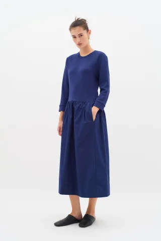 Jerseykleid Relaxed fit Blue Academy blue