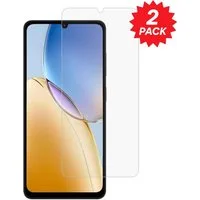 Wigento Handyhülle Für ZTE Blade A56 2x 2.5D 9H Tempered Hart Glas Display Schutz Folie, Spar Set 0,26mm 9H 2.5D Hart Glas Folie, hoher Schutz