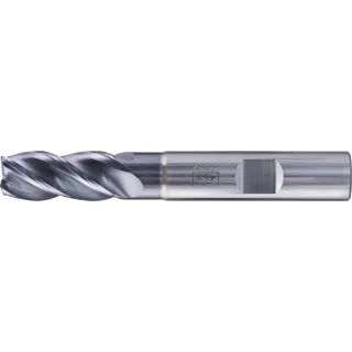 PFERD Tools VHM Eckfräser lang 4 Schneiden Radius TiAlN Schaft HB Universal Line - 23000166
